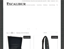 Tablet Screenshot of excaliburaccordions.com